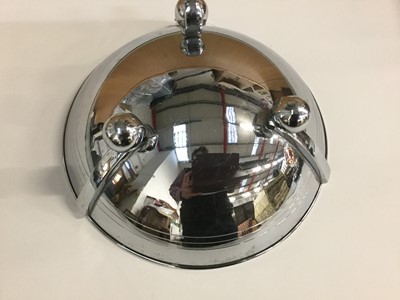 Lot 46 - Art Deco Chromium Plated bowl on three ball feet