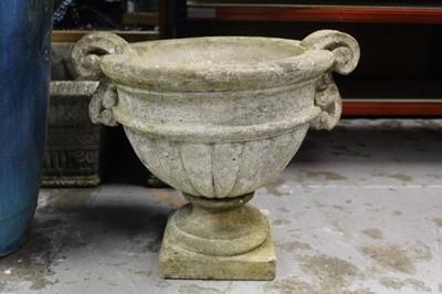 Lot 853 - Composition garden urn