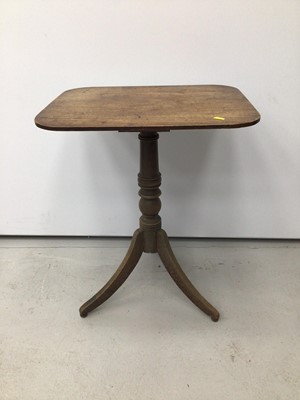 Lot 52 - Regency mahogany occasional table with rectangular top together with another two similar tables