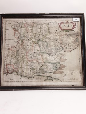 Lot 642 - Essex by Robert Morden, set in Antique frame