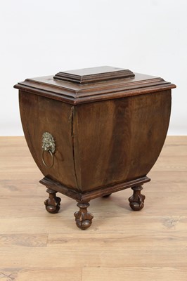 Lot 962 - Regency mahogany wine cooler of small size
