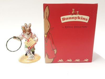 Lot 128 - Royal Doulton Bunnykins Event 2005 Tino the Trixstar DB333, boxed