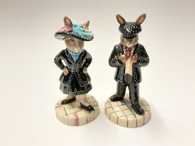Lot 104 - Royal Doulton Bunnykins Limited Edition Christopher Columbus DB417 287/500, Marco Polo DB414 26/500, Pearly King DB411 198/500, Pearly Queen DB412 198/500, Guardsman DB127 36/1000 & Beefeater DB163...