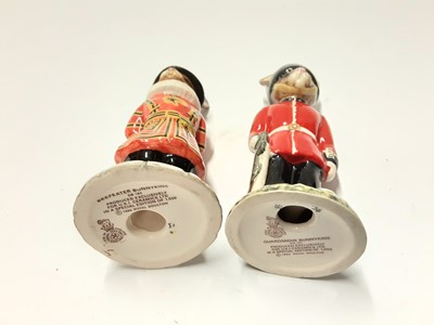 Lot 104 - Royal Doulton Bunnykins Limited Edition Christopher Columbus DB417 287/500, Marco Polo DB414 26/500, Pearly King DB411 198/500, Pearly Queen DB412 198/500, Guardsman DB127 36/1000 & Beefeater DB163...