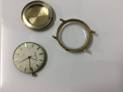 Lot 353 - 1960s gentlemen's 14K gold Longines wristwatch wit manual wind movement, circular dial with applied gold baton hour markers, central seconds and gold hands, the gold bezel with engine turned decora...