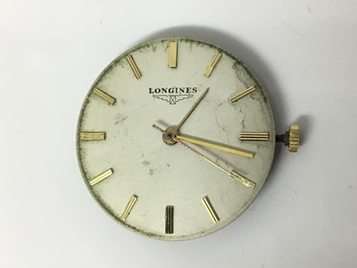 Lot 353 - 1960s gentlemen's 14K gold Longines wristwatch wit manual wind movement, circular dial with applied gold baton hour markers, central seconds and gold hands, the gold bezel with engine turned decora...