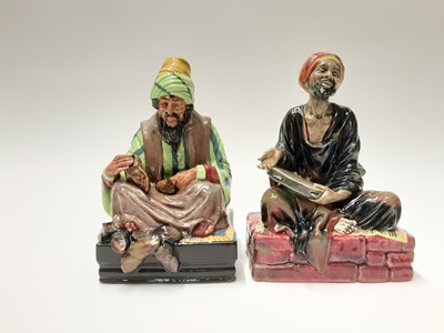 Lot 19 - Two Royal Doulton figures - Cobbler HN1706 and Mendicant HN1365