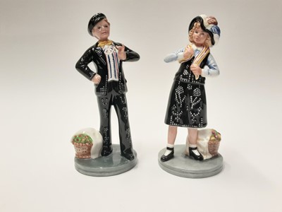 Lot 26 - Two Royal Doulton figures - Pearly Boy HN2767 and Pearly Girl HN2769