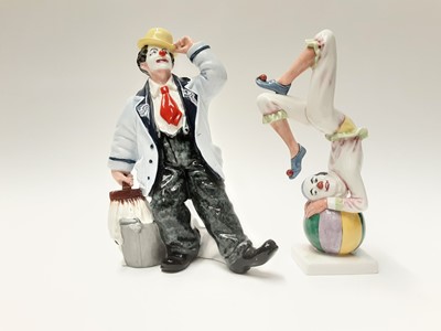 Lot 59 - Two Royal Doulton figures - Slapdash HN2277 and Tumbling HN3283
