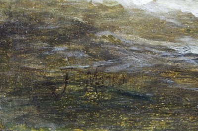 Lot 1073 - John Moore of Ipswich oil on panel seascape