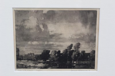 Lot 1074 - *Leonard Russell Squirrell (1893-1979) signed etching - The Abandoned Mill