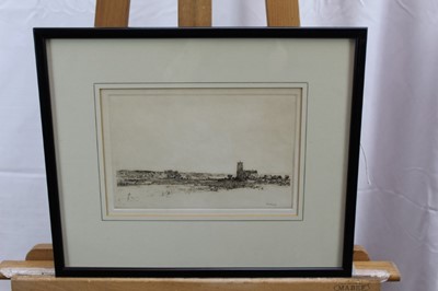 Lot 1074 - *Leonard Russell Squirrell (1893-1979) signed etching - The Abandoned Mill