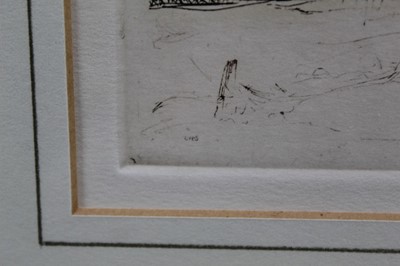 Lot 1074 - *Leonard Russell Squirrell (1893-1979) signed etching - The Abandoned Mill