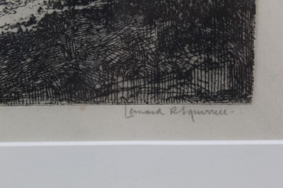 Lot 1074 - *Leonard Russell Squirrell (1893-1979) signed etching - The Abandoned Mill