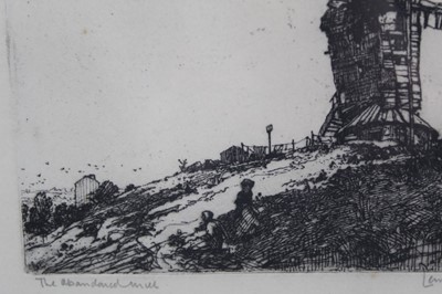 Lot 1074 - *Leonard Russell Squirrell (1893-1979) signed etching - The Abandoned Mill