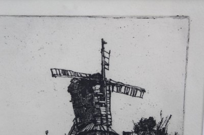 Lot 1074 - *Leonard Russell Squirrell (1893-1979) signed etching - The Abandoned Mill
