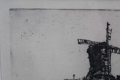 Lot 1074 - *Leonard Russell Squirrell (1893-1979) signed etching - The Abandoned Mill