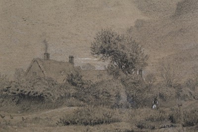 Lot 1070 - George Thomas Rope pencil, landscape