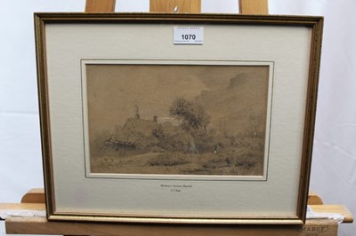 Lot 1070 - George Thomas Rope pencil, landscape