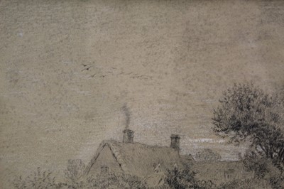 Lot 1070 - George Thomas Rope pencil, landscape