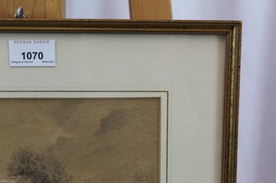 Lot 1070 - George Thomas Rope pencil, landscape