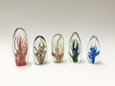 Lot 173 - Five Strathearn Art Glass 'Tropic' Paperweights (5)