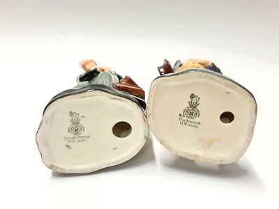 Lot 146 - Six Royal Doulton figures - Fat Boy HN2096, Uriah Heep HN2101, Pecksniff HN2098, Micawber HN2097, Pickwick HN2099 and Sairy Gamp HN2100