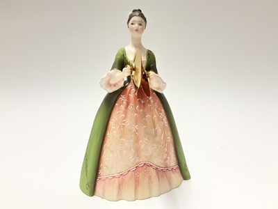 Lot 147 - Twelve Royal Doulton limited edition figures modelled by Peggy Davies - Harp HN2482, number 332, Dulcimer HN2798, number 685, Viola D'amore HN2797, number 589, Chitarrone HN2700, number 463, Hurdy-...