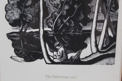 Lot 1061 - *John Nash woodcut print - 1931