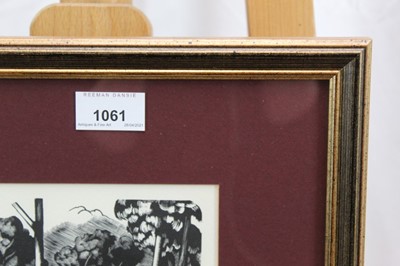 Lot 1061 - *John Nash woodcut print - 1931