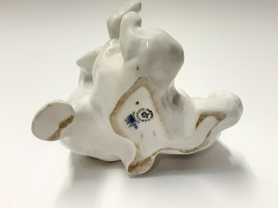 Lot 156 - Eight Royal Copenhagen porcelain polar bears, model numbers 1107, 232, 072, 233, 245 (the largest looks like number 409)