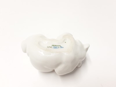 Lot 156 - Eight Royal Copenhagen porcelain polar bears, model numbers 1107, 232, 072, 233, 245 (the largest looks like number 409)