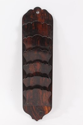 Lot 761 - George IV coromandel letter rack