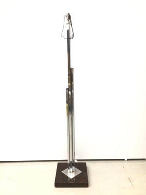 Lot 30 - Art Deco chrome standard lamp