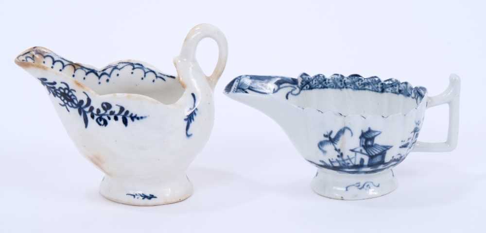 Lot 38 - Two Lowestoft creamers