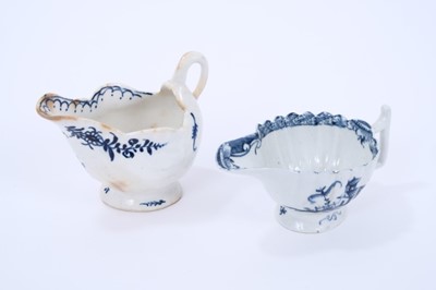 Lot 38 - Two Lowestoft creamers