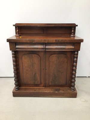 Lot 58 - Early Victorian mahogany chiffonier