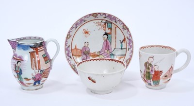 Lot 56 - Lowestoft Mandarin wares