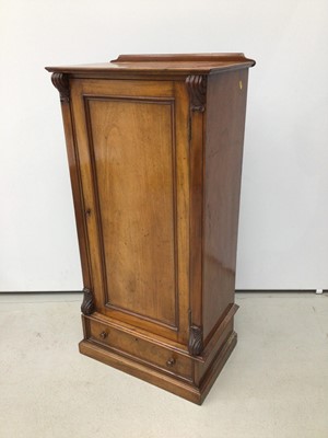 Lot 88 - Victorian mahogany narrow cupboard