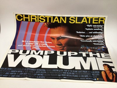 Lot 831 - Film Posters Original British Quad size Pump Up The Volume printed by Broomhead Litho Ltd , plus double bill A Touch of Class with Cabaret.