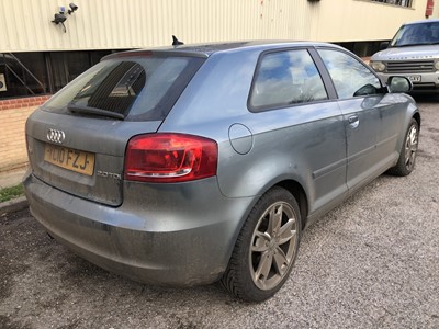 Lot 1202 - 2010 Audi A3 2.0 TDi Sport 3dr, manual Reg. No. YC10 FZJ, finished in Grey with cloth interior, MOT until 15th March 2021, mileage at circa. 110,000  
N.B. V5 and Keys present