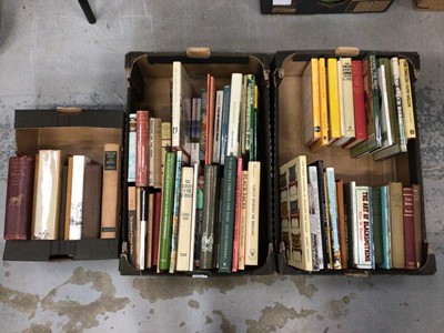 Lot 837 - Three boxes of books on horses and farming