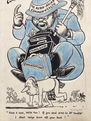 Lot 54 - Michael Cummings original political cartoon