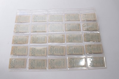 Lot 1315 - Cigarette cards - Taddy 1909. Territorial Regiments. Complete set of 25.