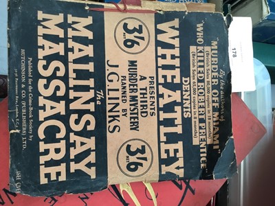 Lot 178 - 1930s Dennis Wheatley novelty murder mystery The Mallisay Massacre