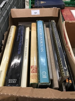 Lot 181 - Chamberlain -Worcester Porcelain 1788-1852 and other Antique porcelain books