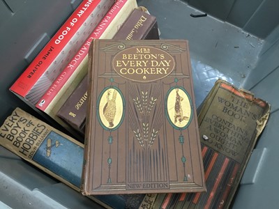 Lot 182 - Mrs Beeton's Every-day Cookery 1909 and other books