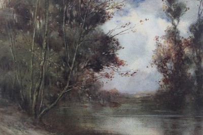 Lot 263 - Charles Harrington (1865-1943) watercolour, The Haunt of the Kingfisher 
Provenance:  The Chris Beetles Gallery