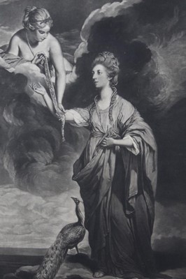 Lot 1316 - John Dixon after Joshua Reynolds 1771 mezzotint Mrs Blake as Juno 
Provenance: Christies