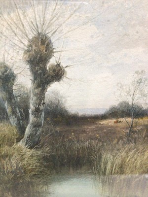 Lot 71 - Paul Martin (1830-1903), watercolour, landscape with figures, signed and dated